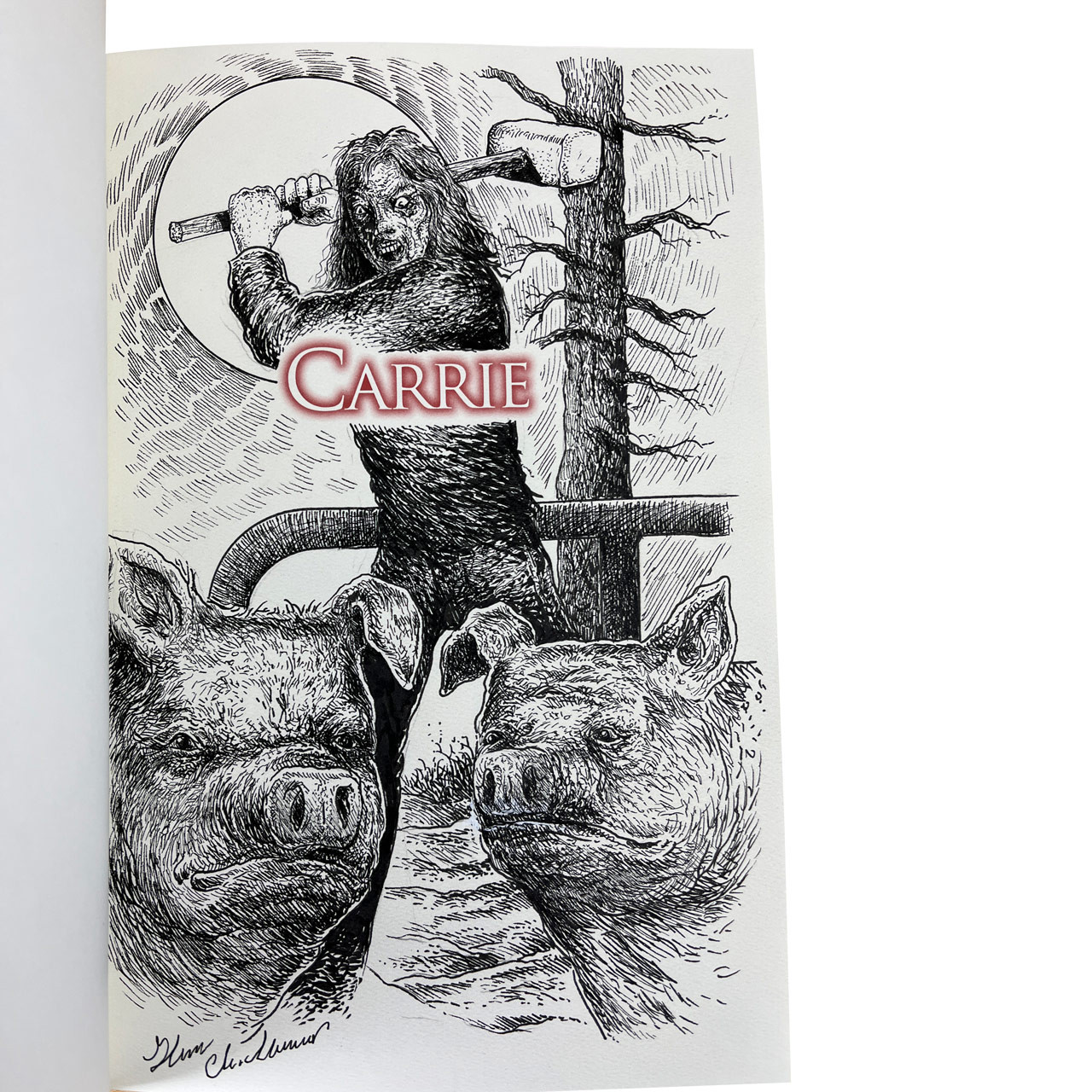 Stephen King "Carrie" Slipcased Deluxe Limited Edition, Signed & Remarqued