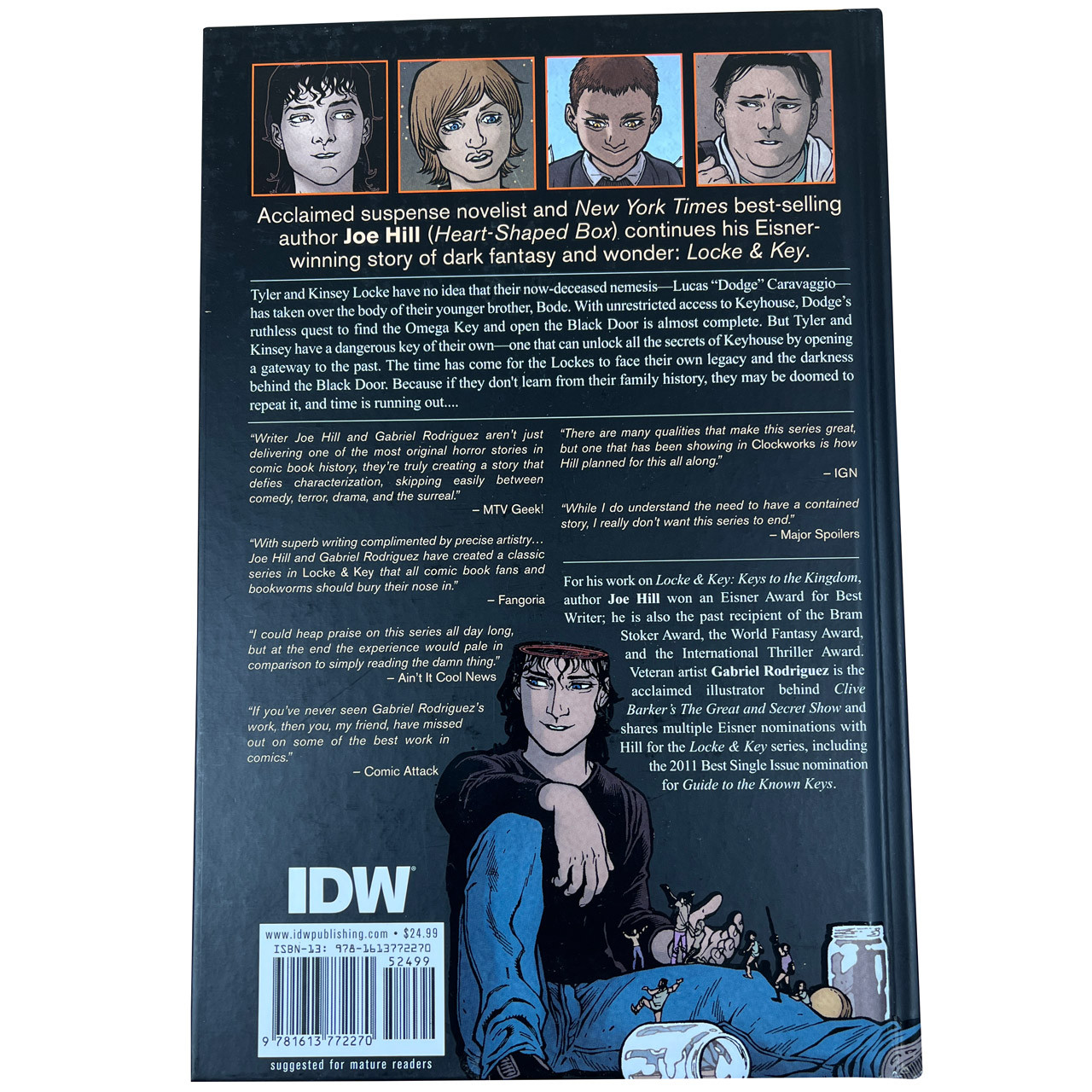 Joe Hill "Locke & Key" Signed Six Volume Set,  Hardcover Graphics Novels [Fine]
