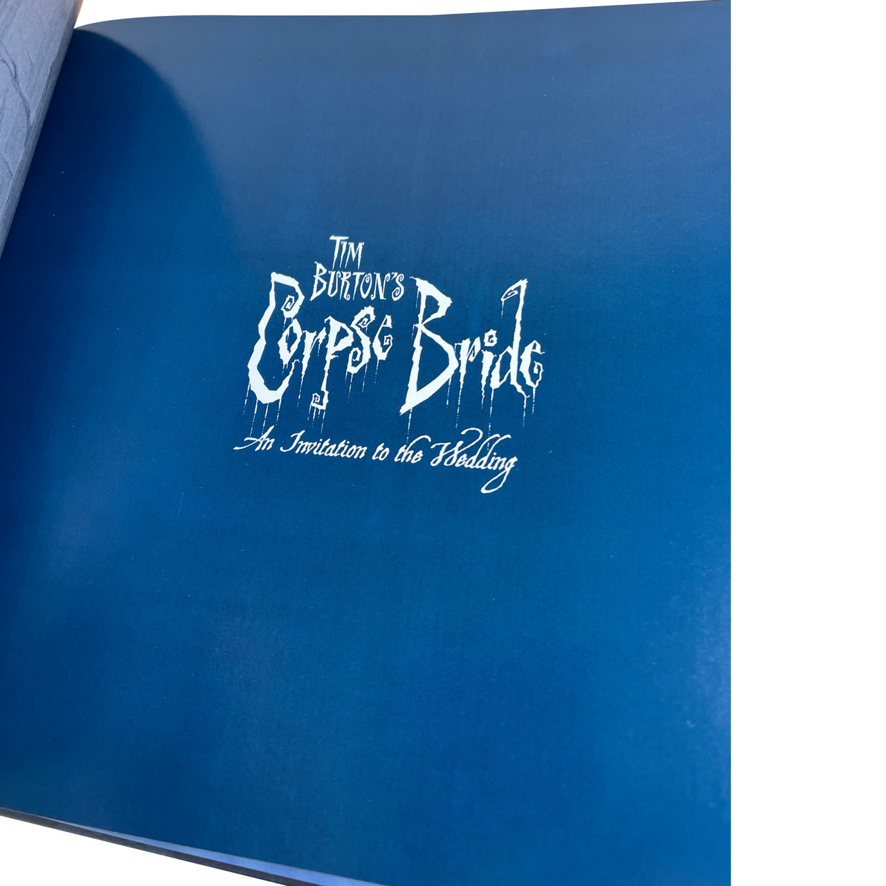 Tim Burton "Corpse Bride: An Invitation to the Wedding" Signed First Edition, First Printing  w/COA
