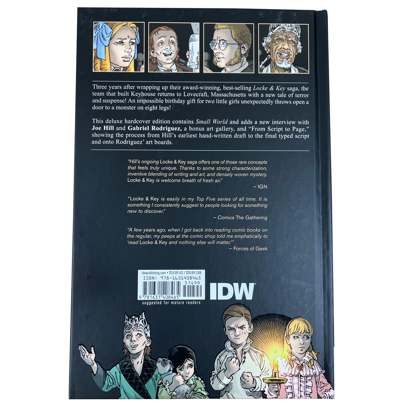 Joe Hill "Locke & Key: Small World" Signed Hardcover Graphic Novel [Fine]