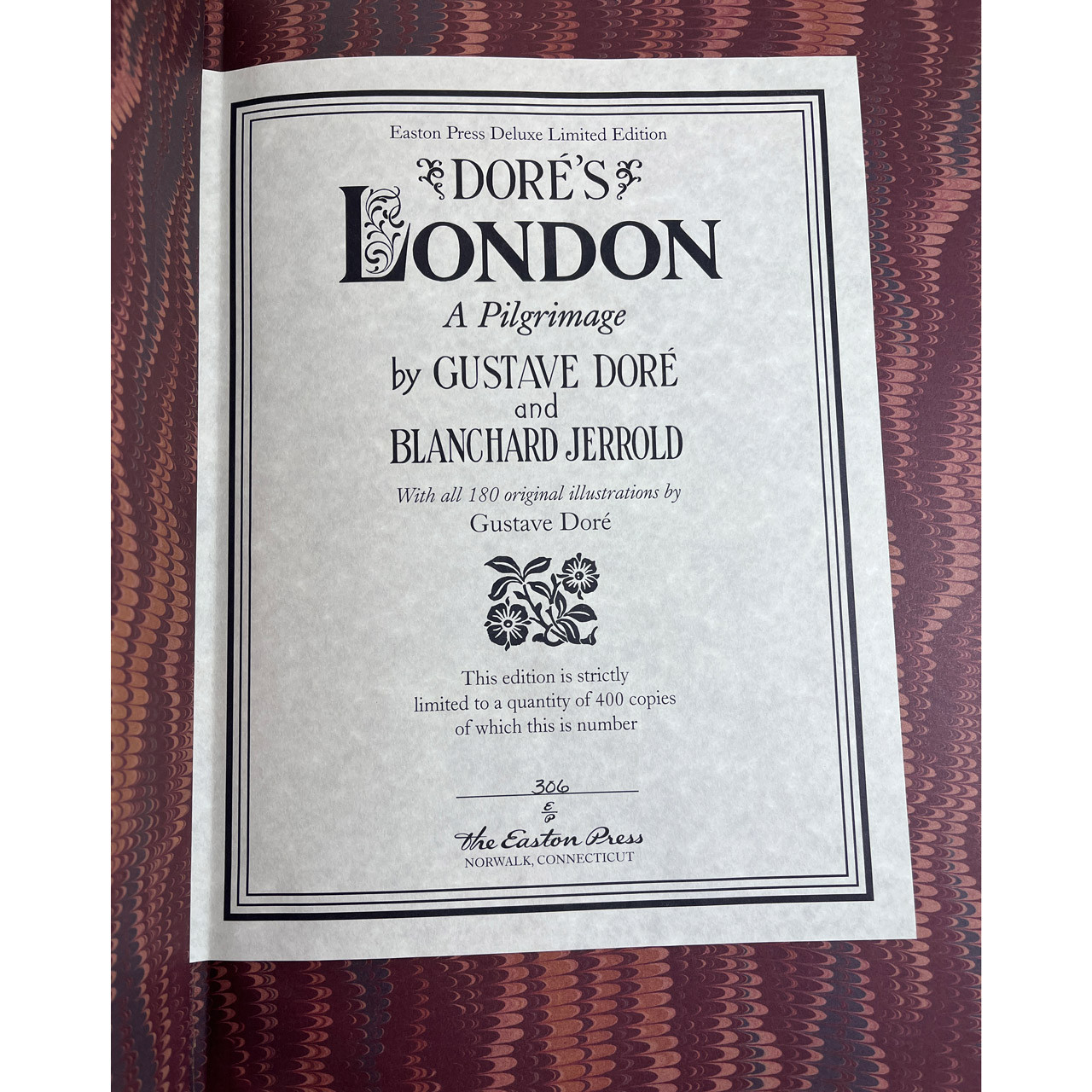 Gustave Dore, Blanchard Jerrold "London: A Pilgrimage" Slipcased Deluxe Limited Edition No. of 306 of 400