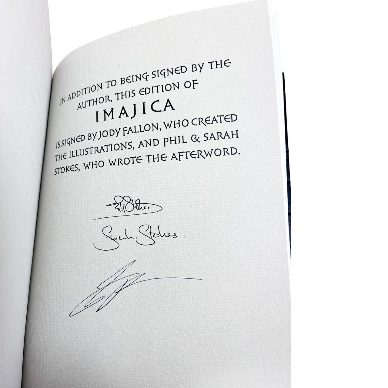 Clive Barker "IMAJICA" Signed Lettered Edition "L" of 26