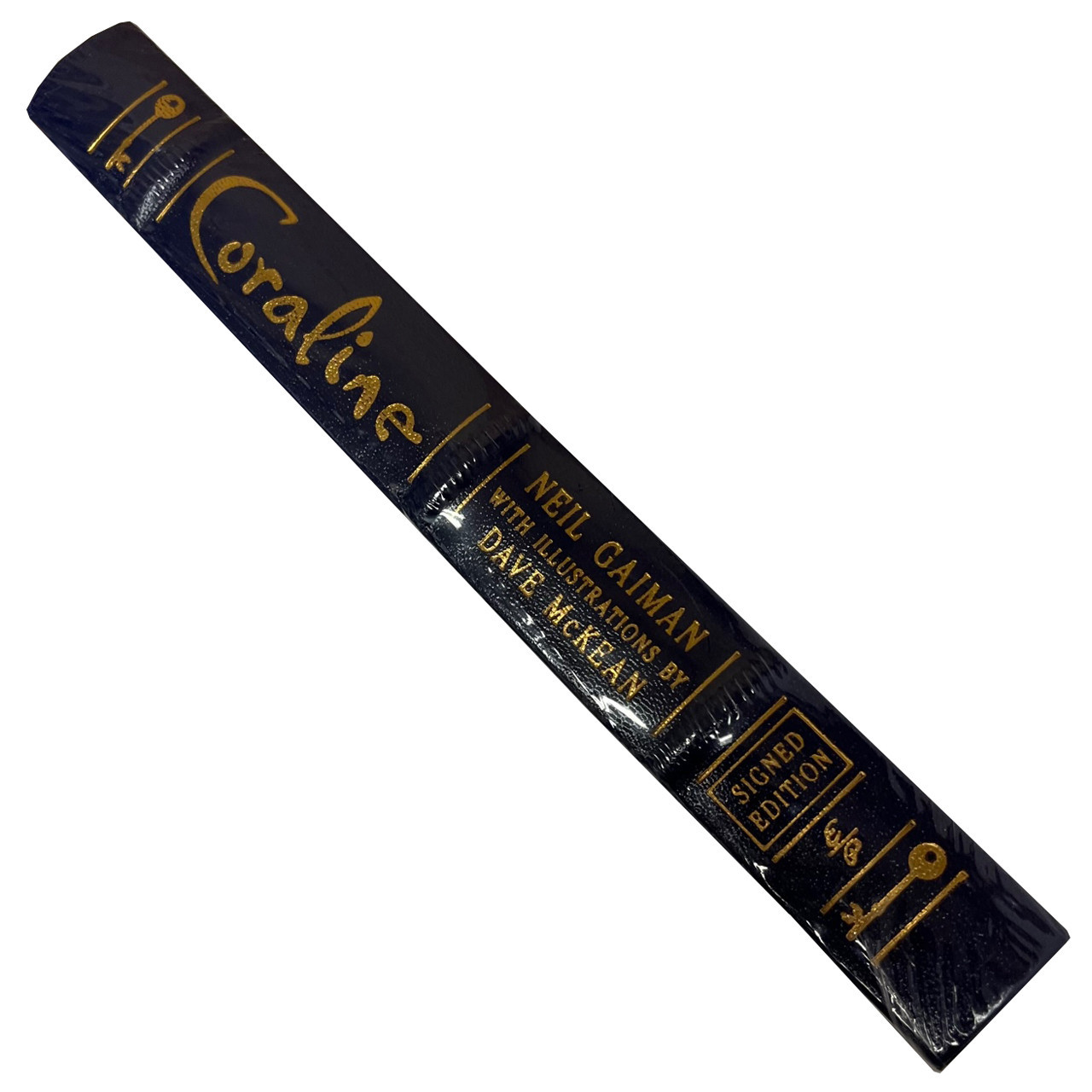 Neil Gaiman "Coraline" Traycased Signed Limited Edition, Leather Bound Collector's Edition  w/COA [Sealed]