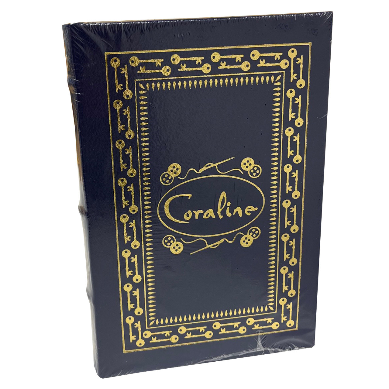 Neil Gaiman "Coraline" Traycased Signed Limited Edition, Leather Bound Collector's Edition  w/COA [Sealed]
