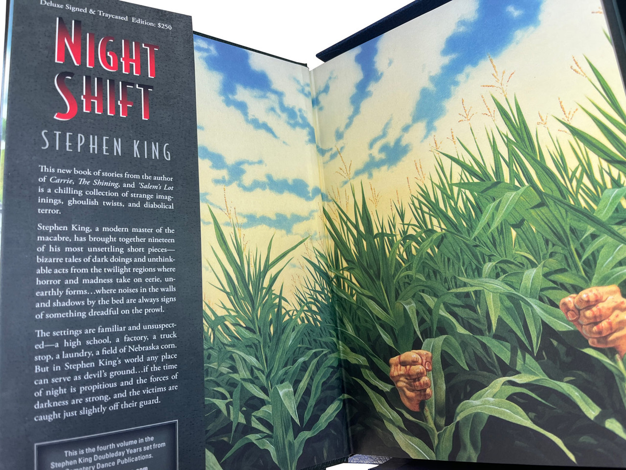 Stephen King "Carrie", "Salem's Lot", "The Shining", "Night Shift" The Doubleday Years,  Signed Limited Artist Editions, Remarqued "PC" Matching Set