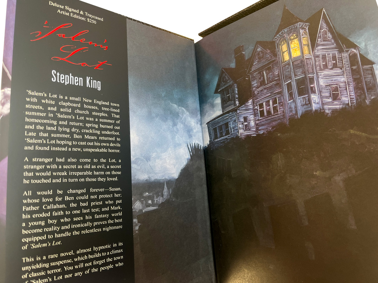 Stephen King "Carrie", "Salem's Lot", "The Shining", "Night Shift" The Doubleday Years,  Signed Limited Artist Editions, Remarqued "PC" Matching Set