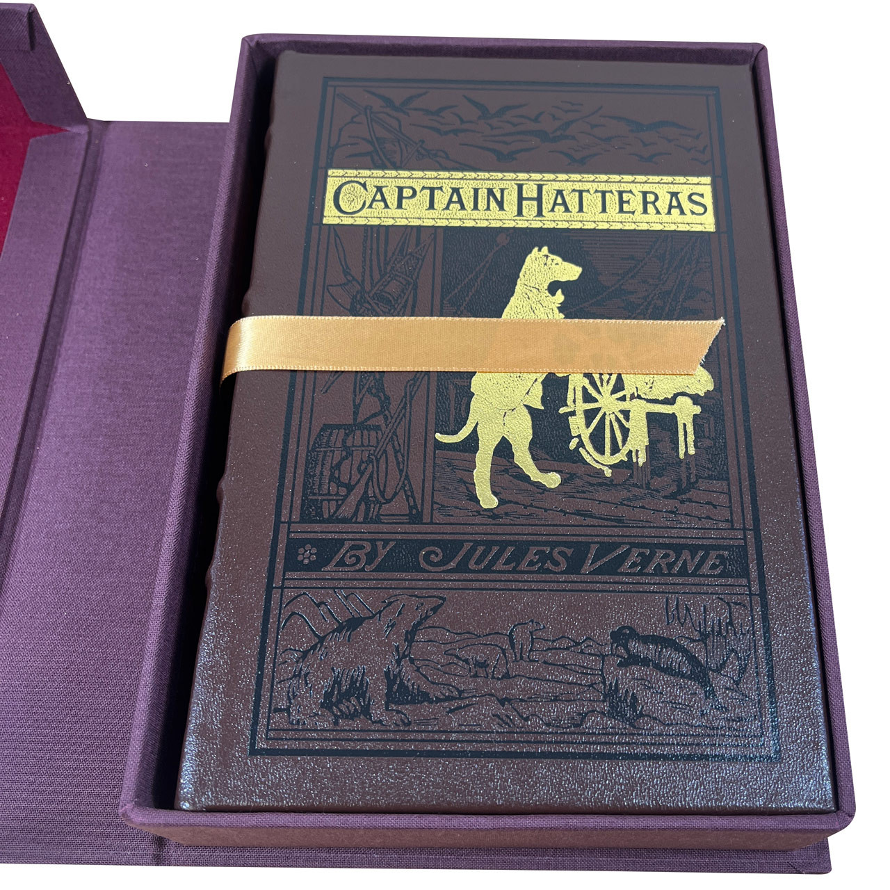 Jules Verne "Captain Hatteras" Traycased Illustrated Deluxe Limited Edition No. 121 of 600