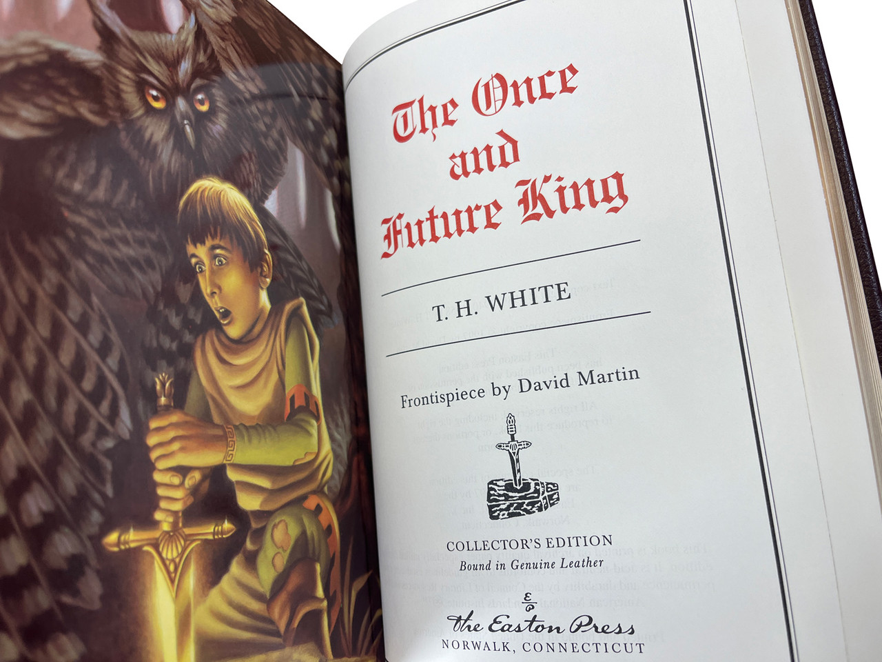 T.H. White "The Once and Future King" Limited Collector's Edition, Leather-Bound