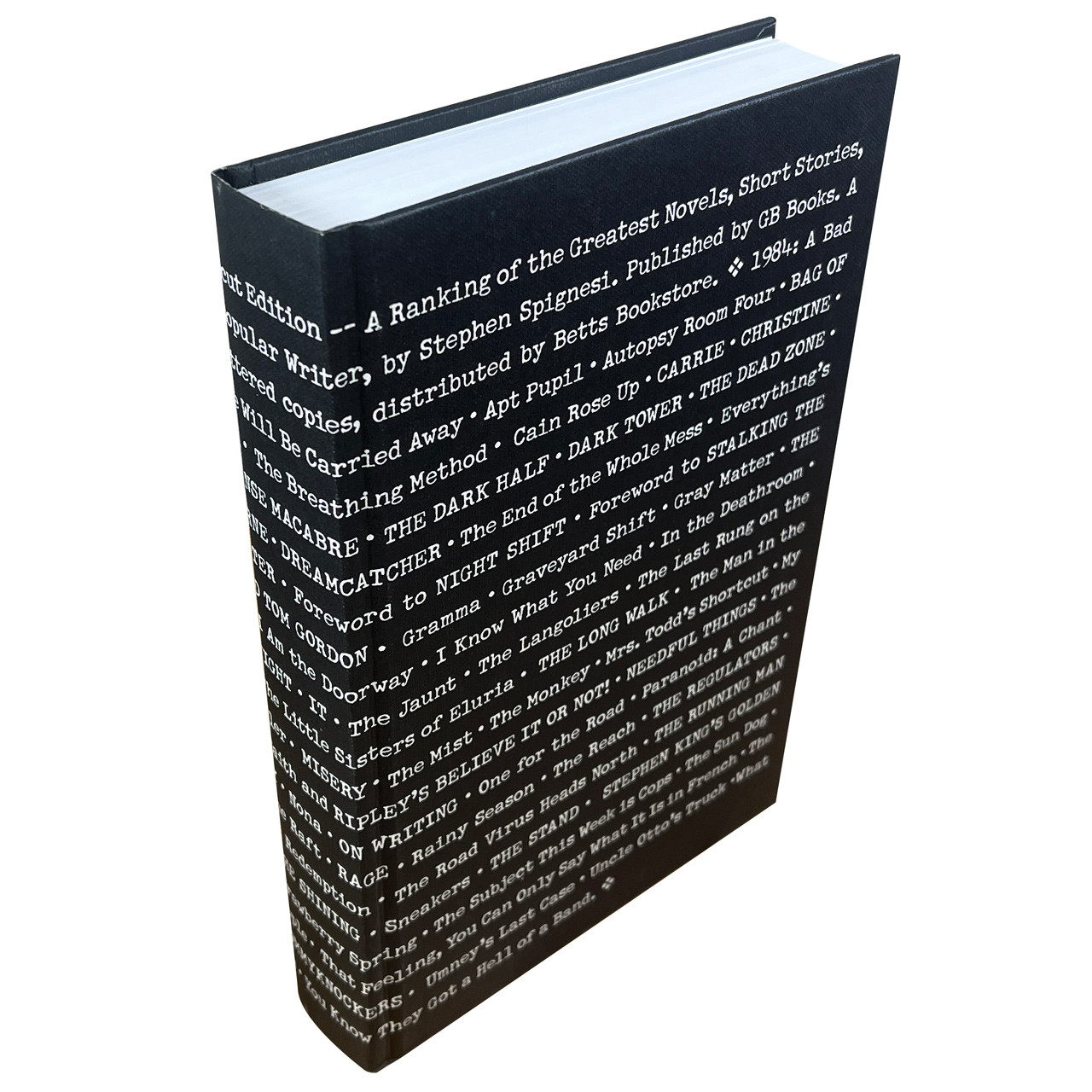 Stephen J. Spignesi "The Essential Stephen King" Slipcased Signed Limited First Edition No. 14 of 666