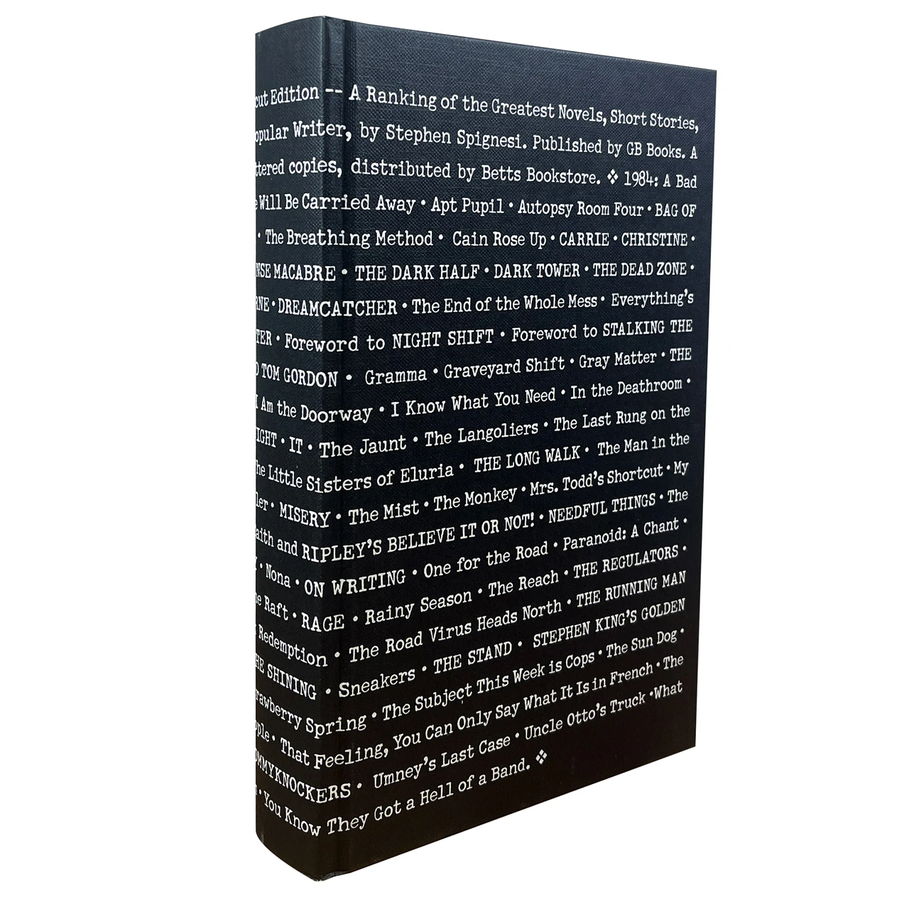 Stephen J. Spignesi "The Essential Stephen King" Slipcased Signed Limited First Edition No. 14 of 666