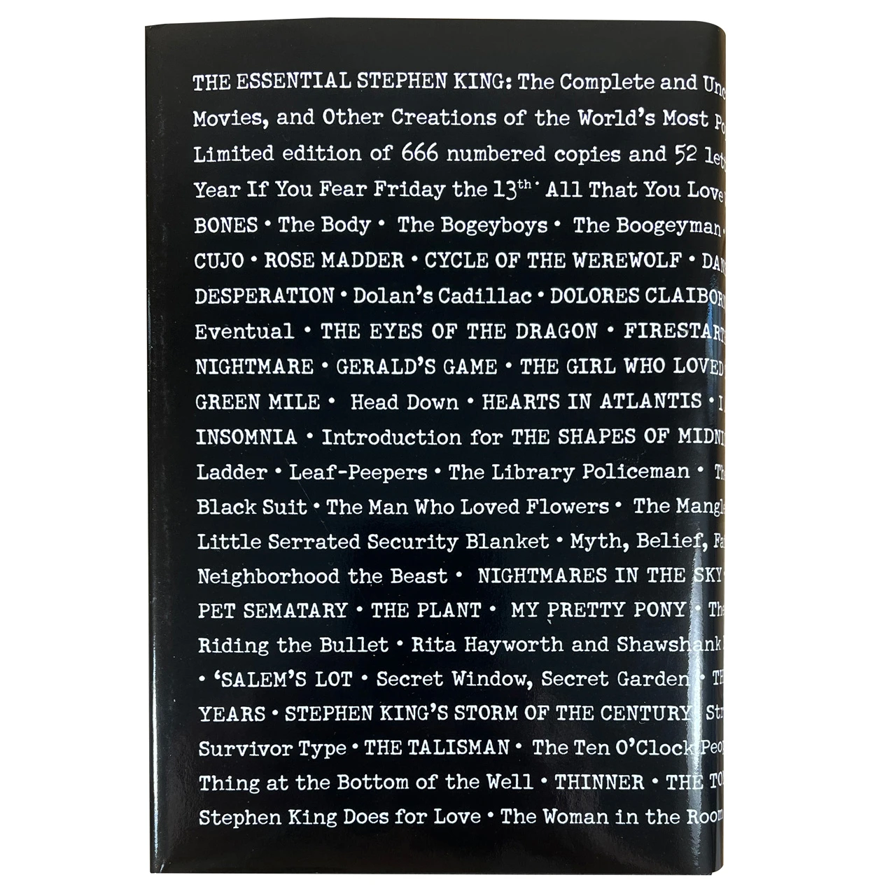 Stephen J. Spignesi "The Essential Stephen King" Slipcased Signed Limited First Edition No. 14 of 666