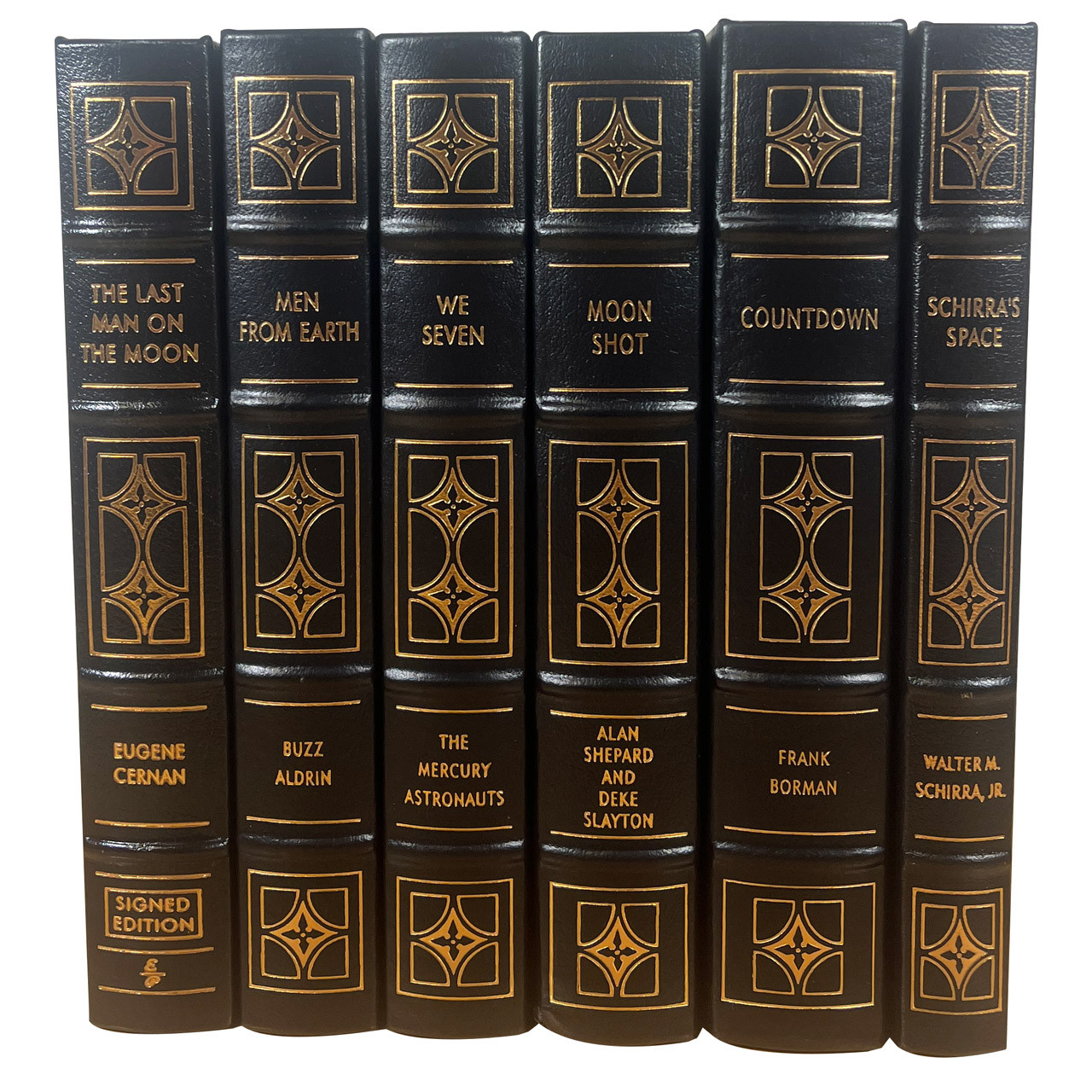 Easton Press "The Astronaut Library" Signed Limited Edition, 6-Volume Set w/Private Issue "Schirra's Space" Limited Edition of 25 w/COA