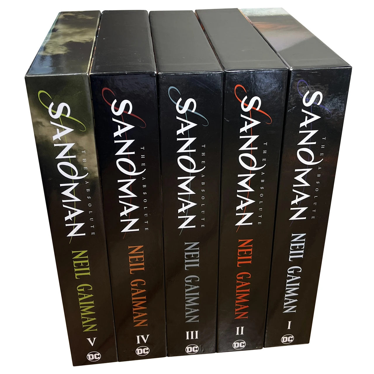 Neil Gaiman "The Absolute Sandman" Slipcased 5-Volume Signed Deluxe Matching Set w/COA