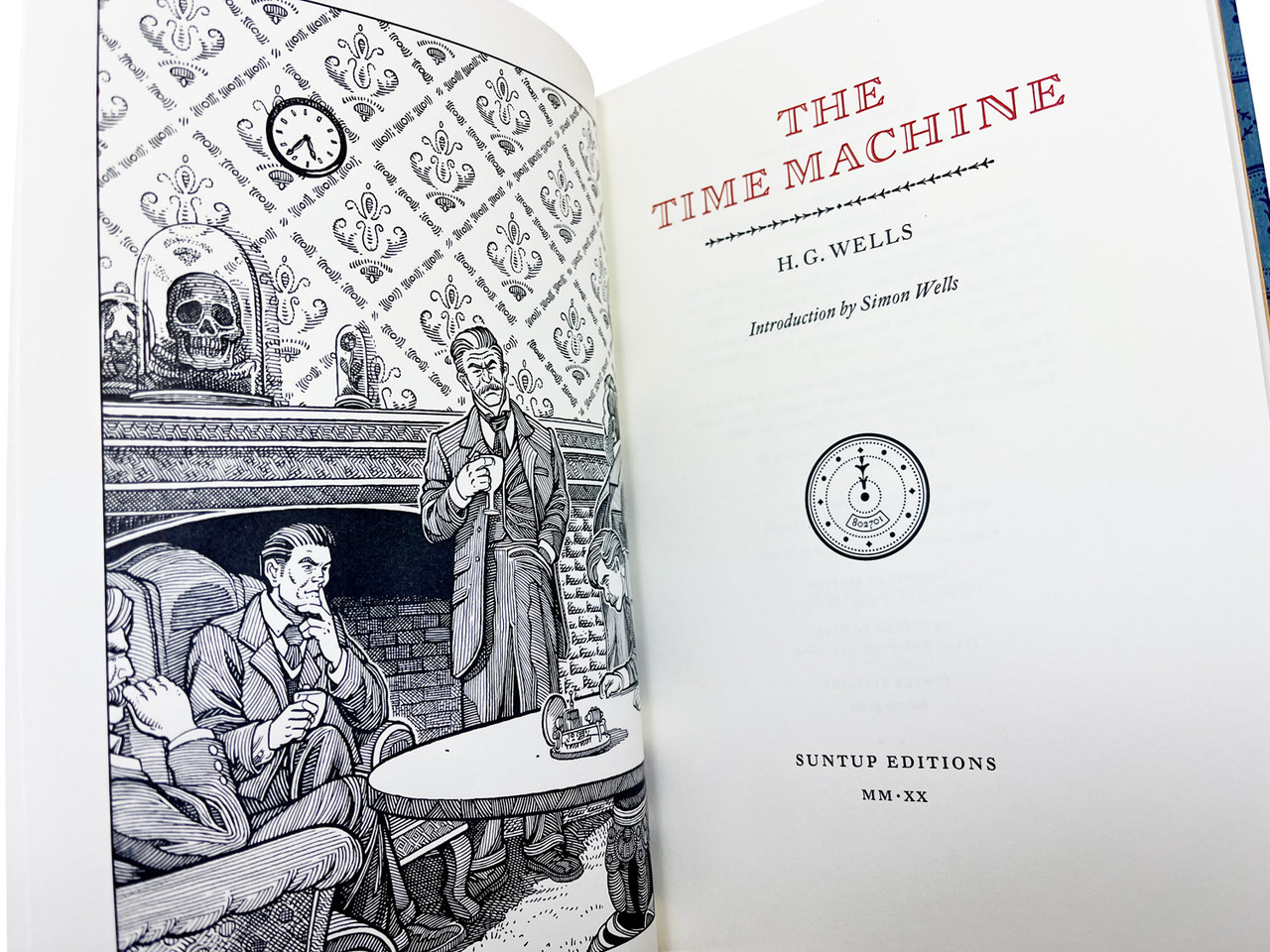 H.G. Wells "The Time Machine"  Slipcased Signed Limited Edition of 250, "PC" Edition [Very Fine]