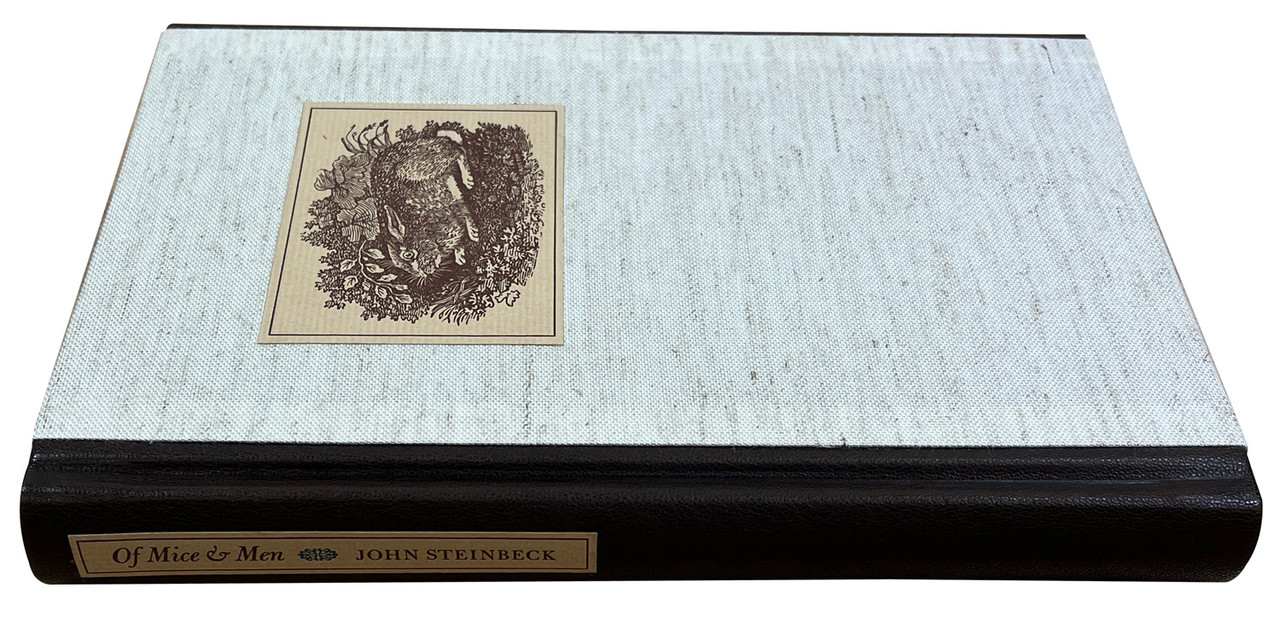 Steinbeck "Of Mice And Men" Traycased Signed Numbered Edition of 250, "PC" Edition [Very Fine]