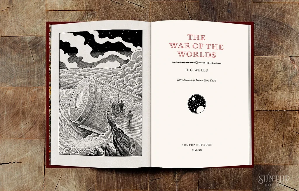 H.G. Wells "The War of the Worlds" Signed Lettered Edition, "PC" Edition, w/Bonus Materials Booklet [Very Fine]
