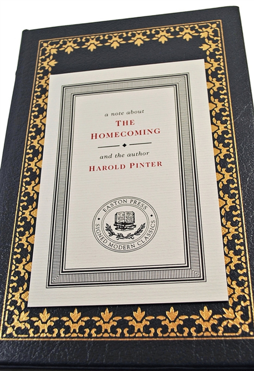 Harold Pinter "The Homecoming" Signed First Edition w/COA [Sealed]