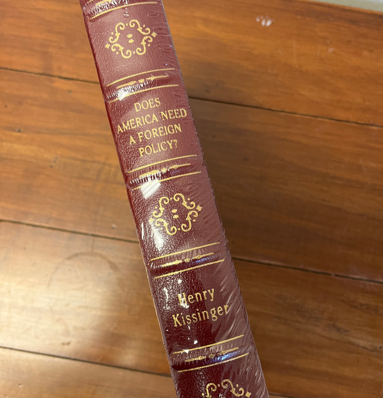 Henry Kissinger "Does America Need a Foreign Policy?" Signed Limited Edition of 1,500 w/COA, Collector's Notes [Sealed]
