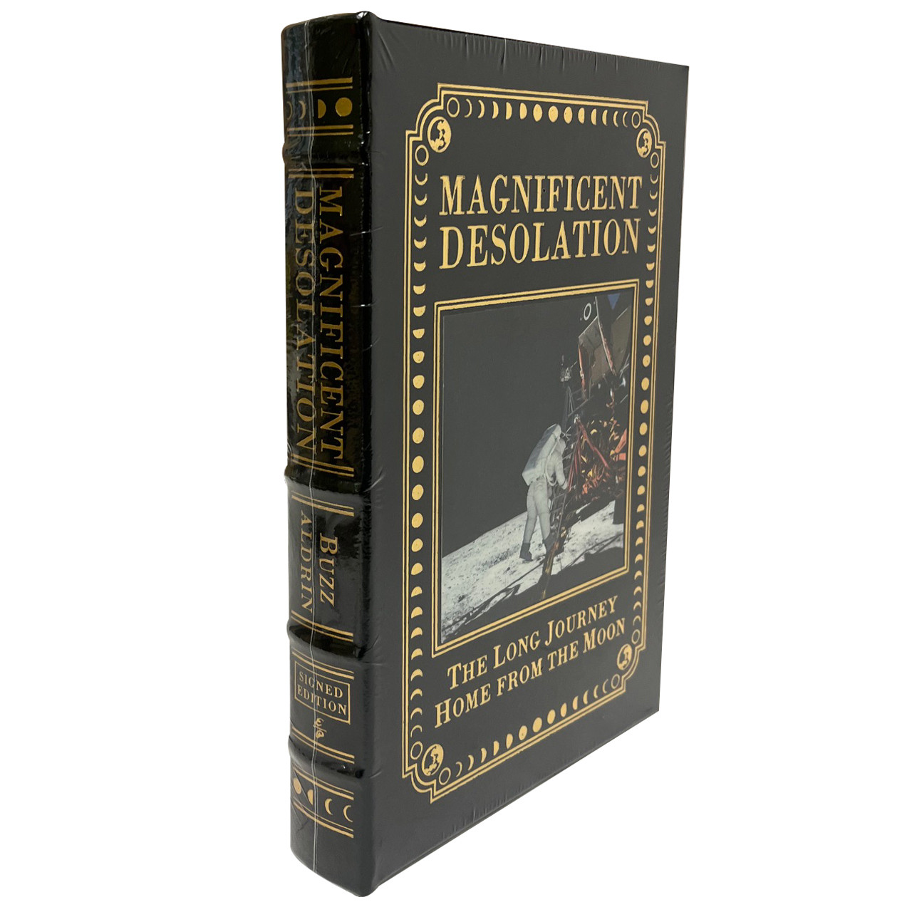 Buzz Aldrin "Magnificent Desolation" Signed Limited Edition w/COA Leather-Bound [Sealed]