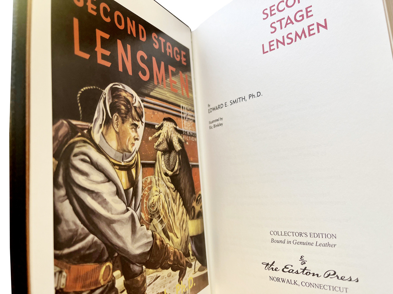 Edward E. "DOC" Smith, THE LENSMAN SAGA, Leather-Bound Limited Edition, 6-Volume Complete Matched Set
