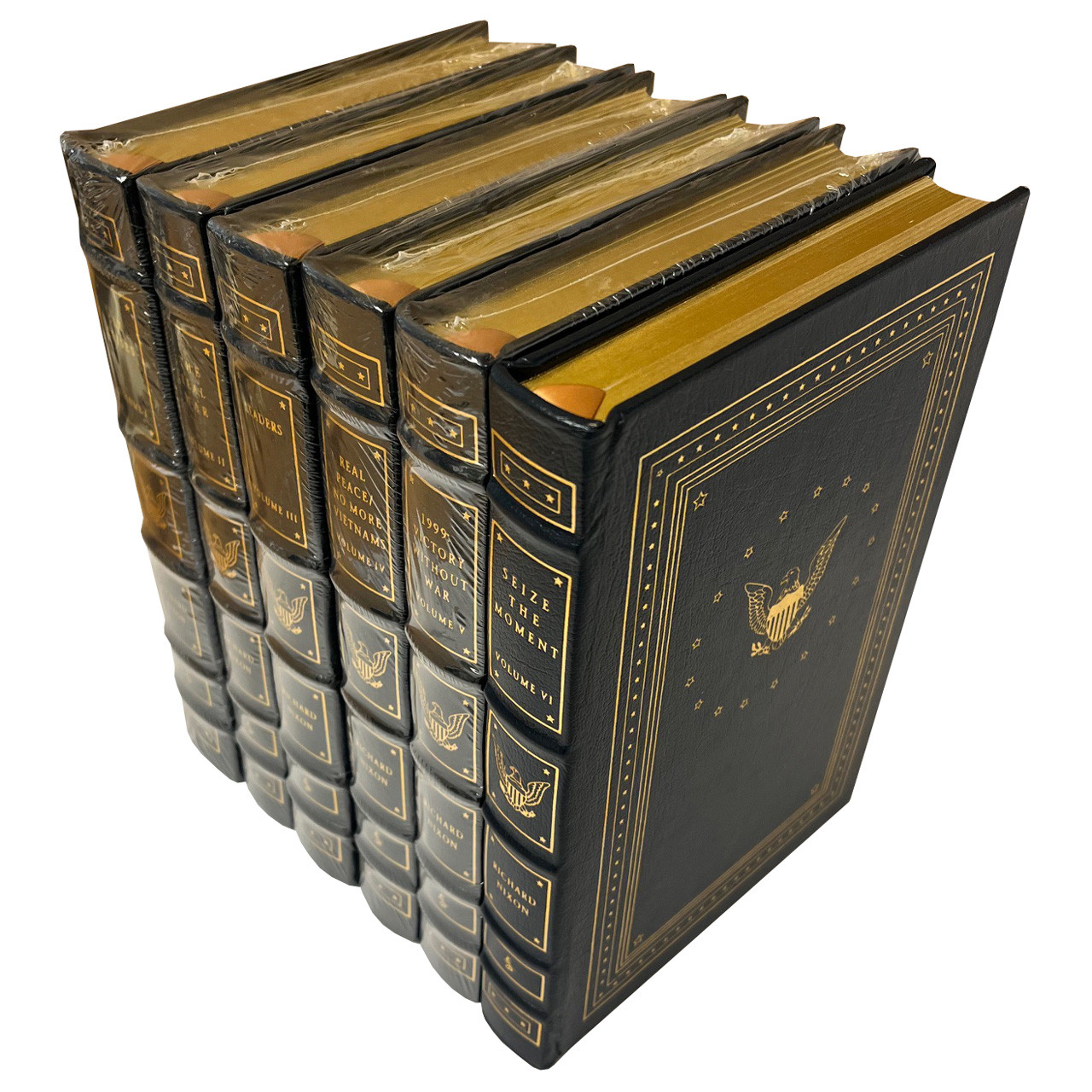 Richard Nixon "The Richard Nixon Library" Signed Limited Edition, 6 Volume Complete Matched Set No. 1,145 of 1,500 [Very Fine/Sealed]