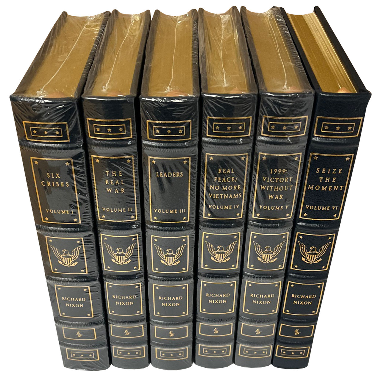 Richard Nixon "The Richard Nixon Library" Signed Limited Edition, 6 Volume Complete Matched Set No. 1,145 of 1,500 [Very Fine/Sealed]