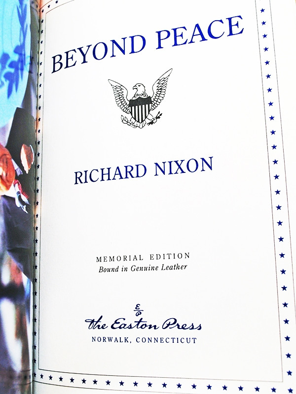 Easton Press, Richard Nixon "The Richard Nixon Library" Signed Limited Edition, 6 Volume Complete Matched Set  (Fine)
