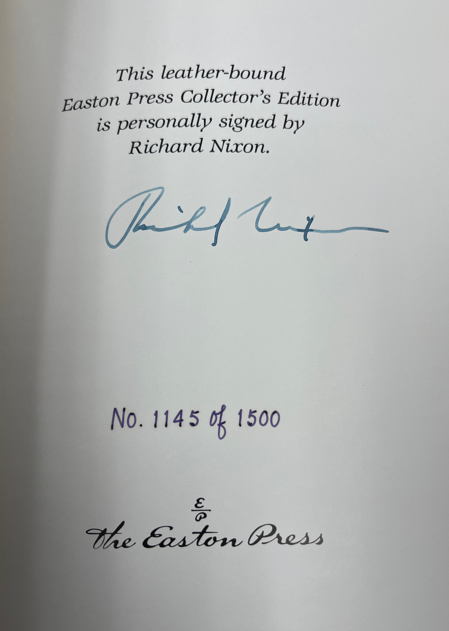 Richard Nixon "The Richard Nixon Library" Signed Limited Edition, 6 Volume Complete Matched Set No. 1,145 of 1,500 [Very Fine/Sealed]