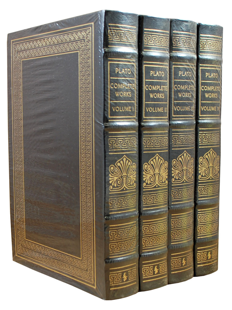 Easton Press "Plato: Complete Works" Leather Bound Limited Edition, Complete 4 Volume Matching Set [Sealed]