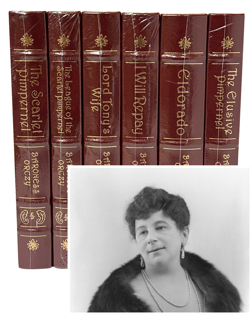 Baroness Orczy "The Scarlet Pimpernel Classics" Leather Bound Limited Edition, Six Volume Complete Matched Set [Sealed]