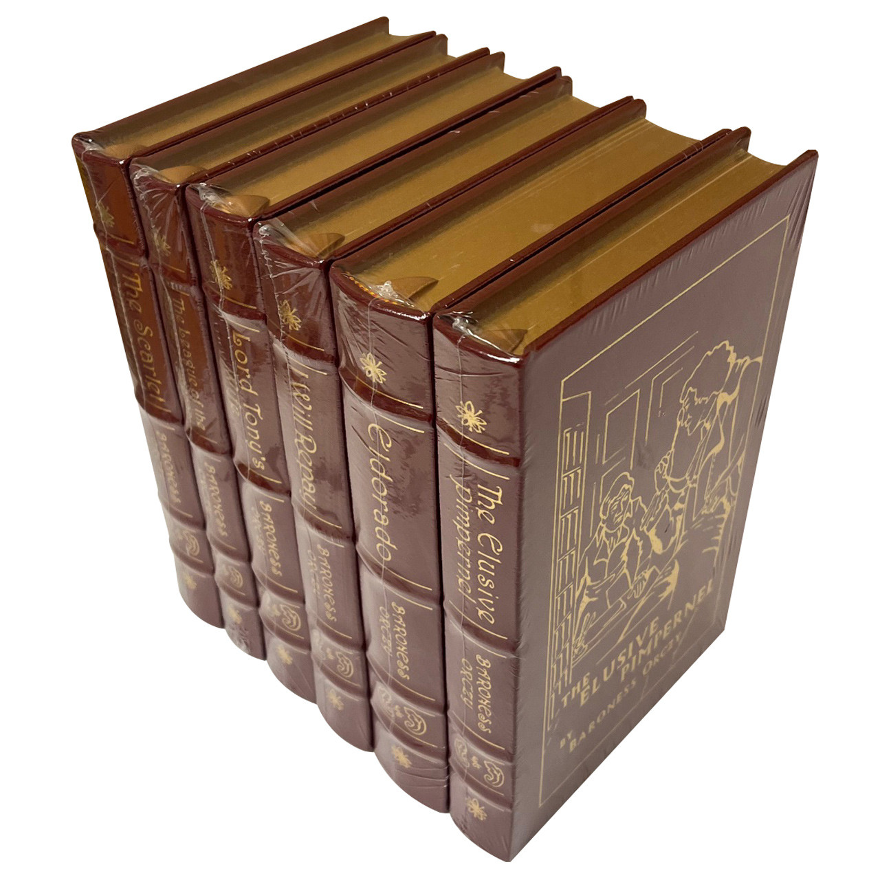 Baroness Orczy "The Scarlet Pimpernel Classics" Leather Bound Limited Edition, Six Volume Complete Matched Set [Sealed]