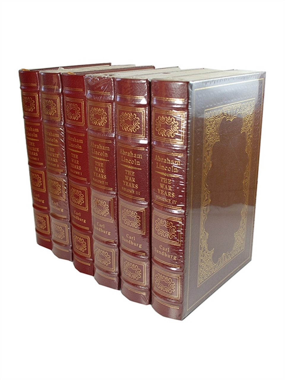 Easton Press, Carl Sandburg "Abraham Lincoln: The Prairie Years and The War Years" 6 Vol. Set
