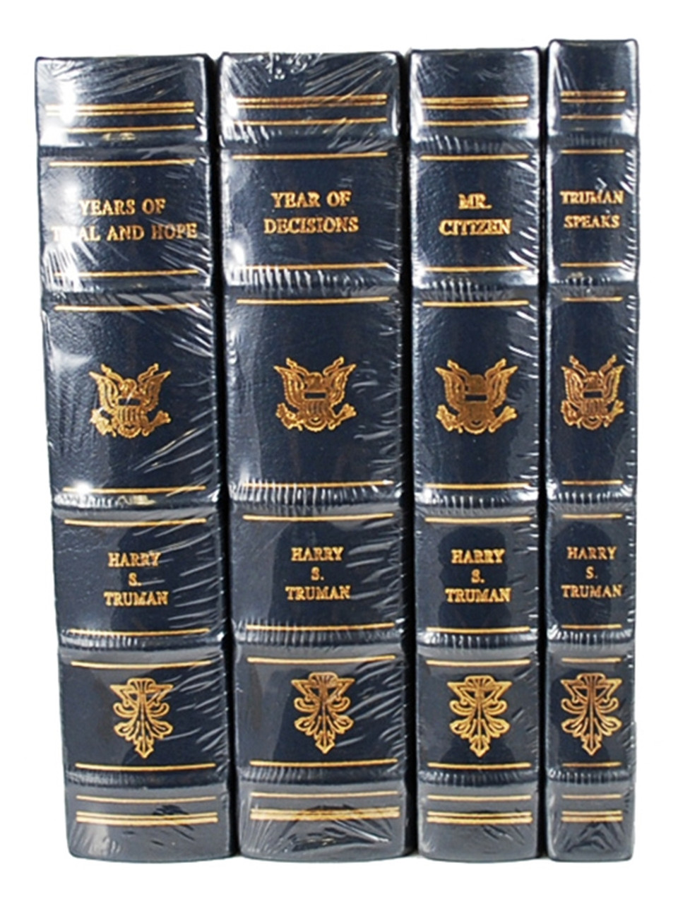 Easton Press "The Memoirs of Harry S. Truman" 4 Volume Complete Matched Set [Leather Bound]