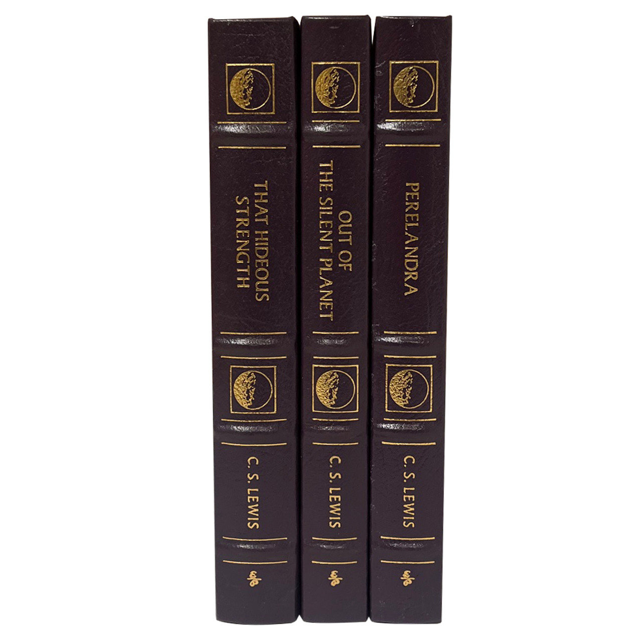 C.S. Lewis "The Space Trilogy" Limited Edition, Complete Matching 3 Vol. Set