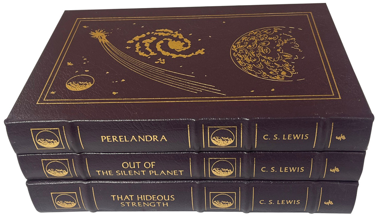C.S. Lewis "The Space Trilogy" Limited Edition, Complete Matching 3 Vol. Set