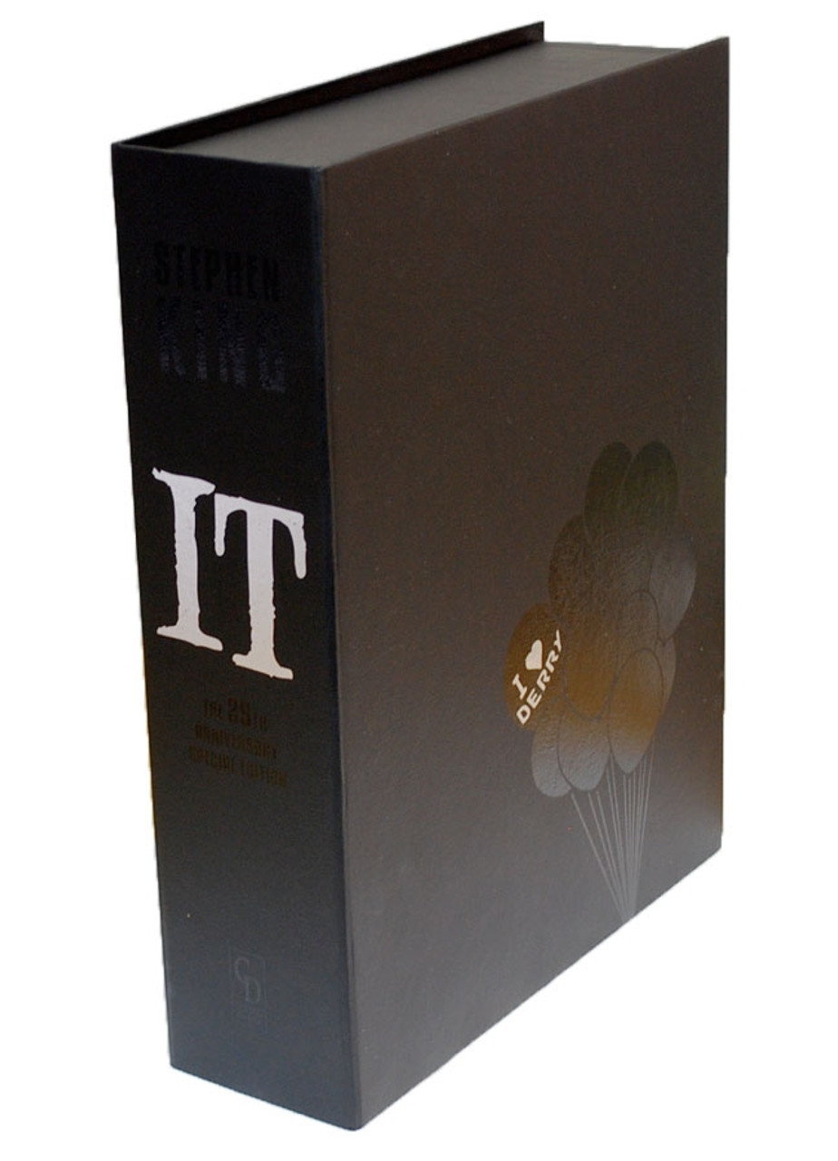Stephen King "IT" Signed Limited Deluxe, 25th Anniversary Edition of only 750  (As New)