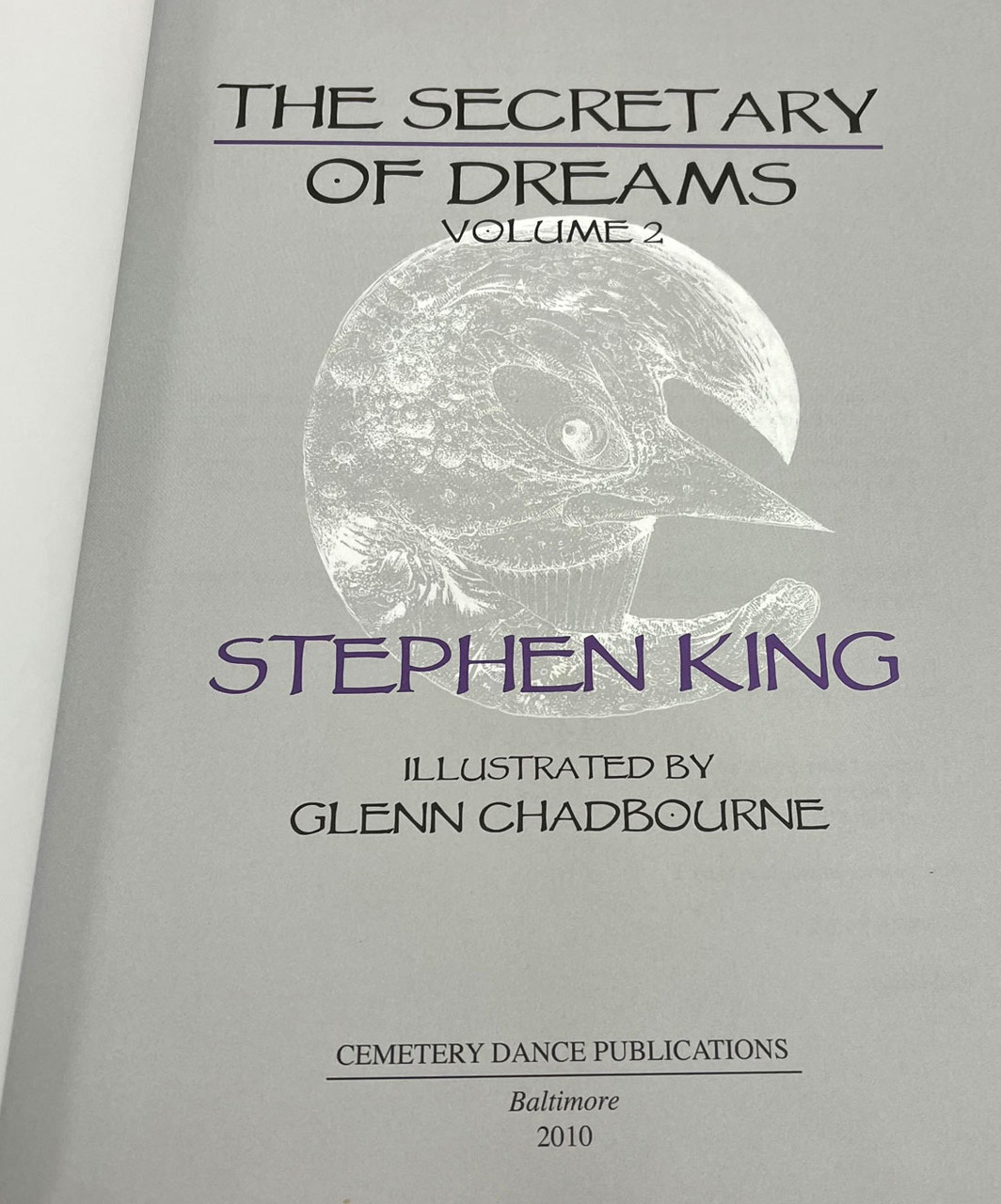 Stephen King "The Secretary of Dreams" Two Volume Matched Set, Slipcased Oversized Hardcover Gift Editions