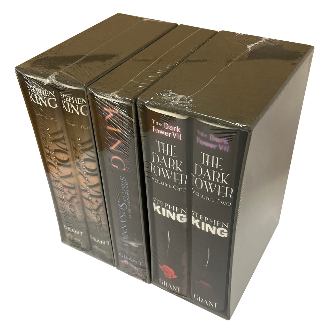 Stephen King "The Dark Tower" Volumes V, VI, VII Signed Limited Edition, 3-Volume Matching Numbers Set [Sealed]
