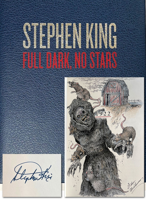 Stephen King "Full Dark, No Stars" Signed Limited Deluxe Edition w/Full Color Artist Remarque, No. 525 of 750 [Very Fine]