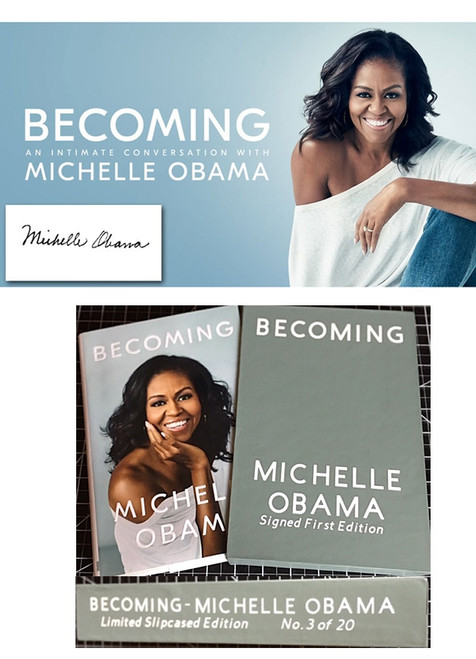 Michelle Obama "Becoming" Signed First Edition, First Printing [Very Fine]