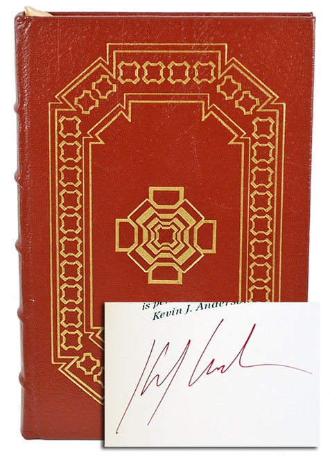 Easton Press, Kevin Anderson "Climbing Olympus" Signed First Edition [Very Fine]