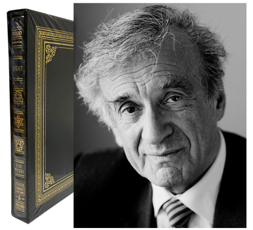 Elie Wiesel  "Night" Slipcased Signed Limited Edition, MEMORIAL EDITION OF 200, Leather Bound Collector's Edition w/COA [Sealed]