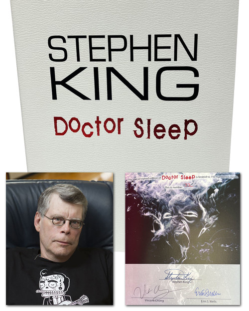 Stephen King "Doctor Sleep" Traycased Signed Limited First Edition No. 32 of 750 [Very Fine]