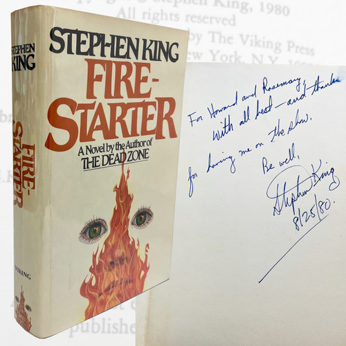 Stephen King "Firestarter" Slipcased Signed First Edition, First Printing Association Book, Date Of Publication w/COA