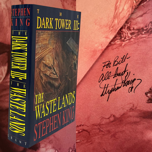 Stephen King "The Dark Tower III: The Wastelands " Slipcased Signed First Edition, First Printing w/COA