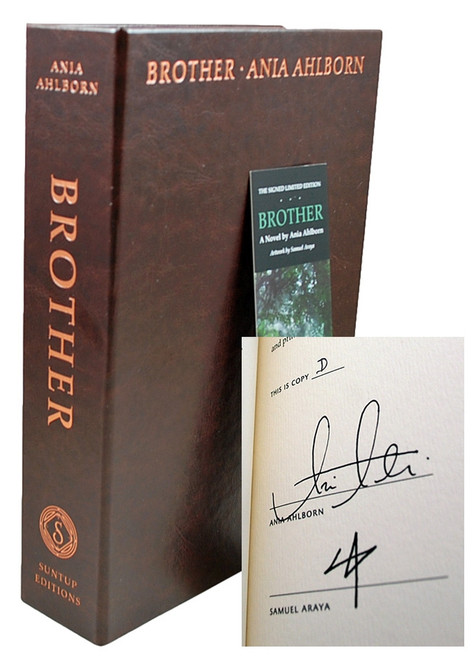 Suntup Press - Ania Ahlborn "Brother" Signed Lettered Edition of only 26, Leather Bound Collector's Edition Tray-cased [Very Fine]