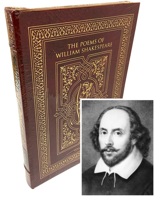William Shakespeare "The Poems Of William Shakespeare: Volume II" Limited Edition, Leather Bound Collector's Edition [Sealed]