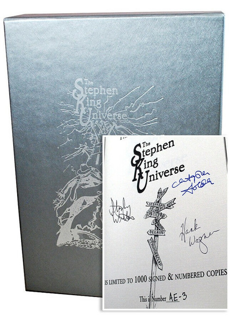 "The Stephen King Universe" Signed Limited Deluxe Edition, Signed Artist Edition AE-3, Leather Bound Traycased [Very Fine]