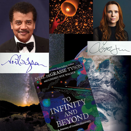 Neil deGrasse Tyson "To Infinity and Beyond" Double-Signed First Edition, Limited Slipcased Collector's Edition of 75 w/COA [Sealed]