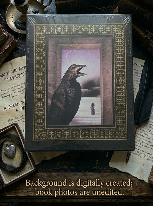 Edgar Allan Poe "Stories and Poems" Slipcased Deluxe Signed Artist Edition, Leather Bound Collector's Edition  [Sealed]